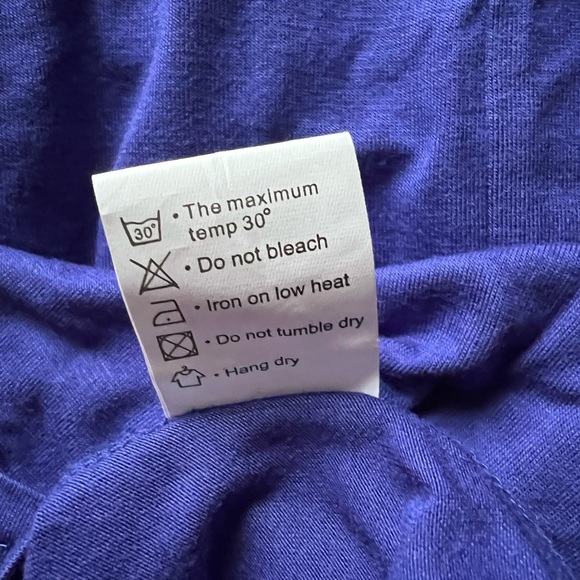 Indigo maxi dress with pockets…pop of color & comfy - Picture 5 of 5